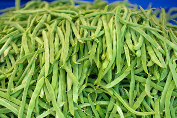 fresh and organic beans green vegetables.
