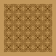 Gothic seamless pattern. Geometrical royal elements in a medieval style. Ornament for a tiles and mosaics.