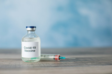 Coronavirus Covid-19 possible vaccine and syringle