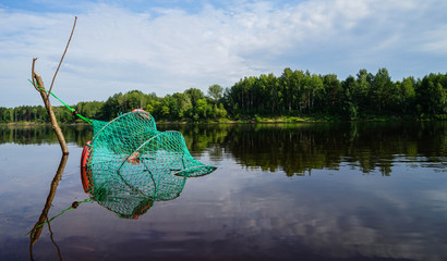 fishing on the river
