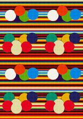 Elagance mix object pattern with color backgound