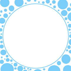 abstract blue background with bubbles