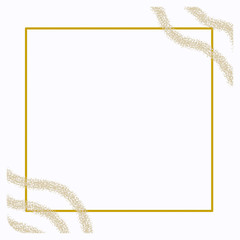 frame for text with rope