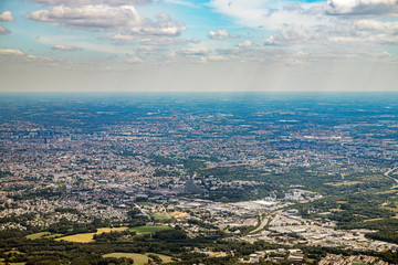 Loire valley river in Nantes region of France