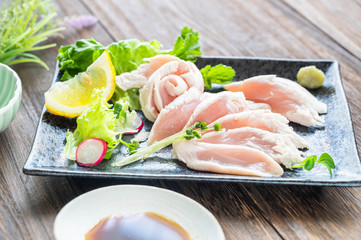 ささみの刺身