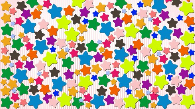 colorful satrs confetti background