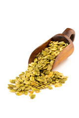 Pumpkin Seeds in scoop