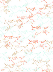 Elagance mix object pattern with color backgound