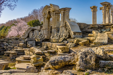Ruins of the Old Summer Palace (Yuanmingyuan), imperial residence in Beijing