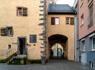 Building in the old town of Frankfurt