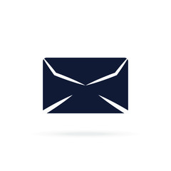 Envelope mail icon. Vector illustration eps 10