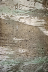 Textured stone wall