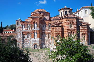 Obraz premium Hosios Loukas is a historic walled monastery situated near the town of Distomo, in Boeotia, Greece.