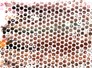 Abstract background, hand-painted texture, watercolor, gouache, brush strokes, splashes, drops of paint. Design for backgrounds, wallpapers, covers and packaging. Design paper, collage, creative