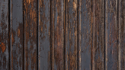 old brown rustic dark grunge wooden texture - wood background banner
