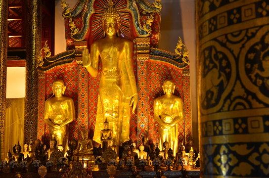 14th century Phra Chat Attarat Buddha image in Wat Chedi Luang