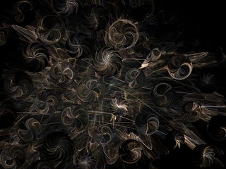 Imaginatory fractal background Image