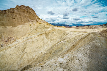 hikink the golden canyon - gower gulch circuit in death valley, california, usa