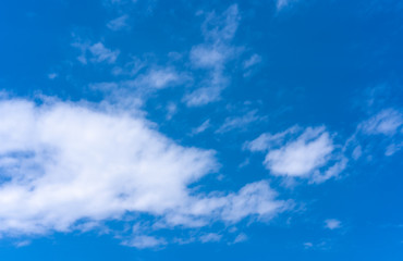 Fototapeta premium Blue sky with white clouds