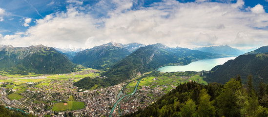 Panoramic view of Interlaken