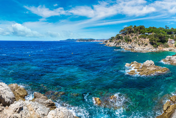 Coast of Lloret de Mar i