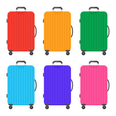 スーツケースのイラストセット