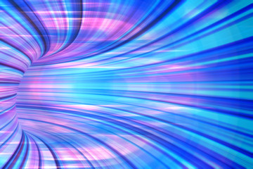 Obraz premium speed. Information transfer via data cable - abstract colorful futuristic background with glowing lines