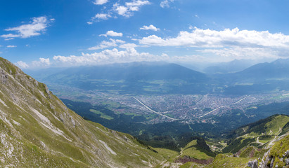 Panoramic view of Innsbruck