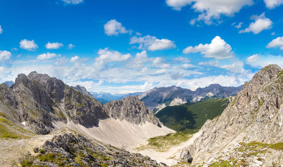 Fototapeta na wymiar High mountain in Alps