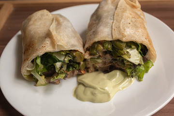 Mexican food Burrito