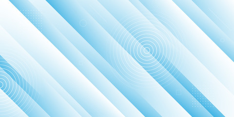 Modern abstract background with 3d diagonal stripe elements, memphis and papercut fluid effects. Blue and White Color