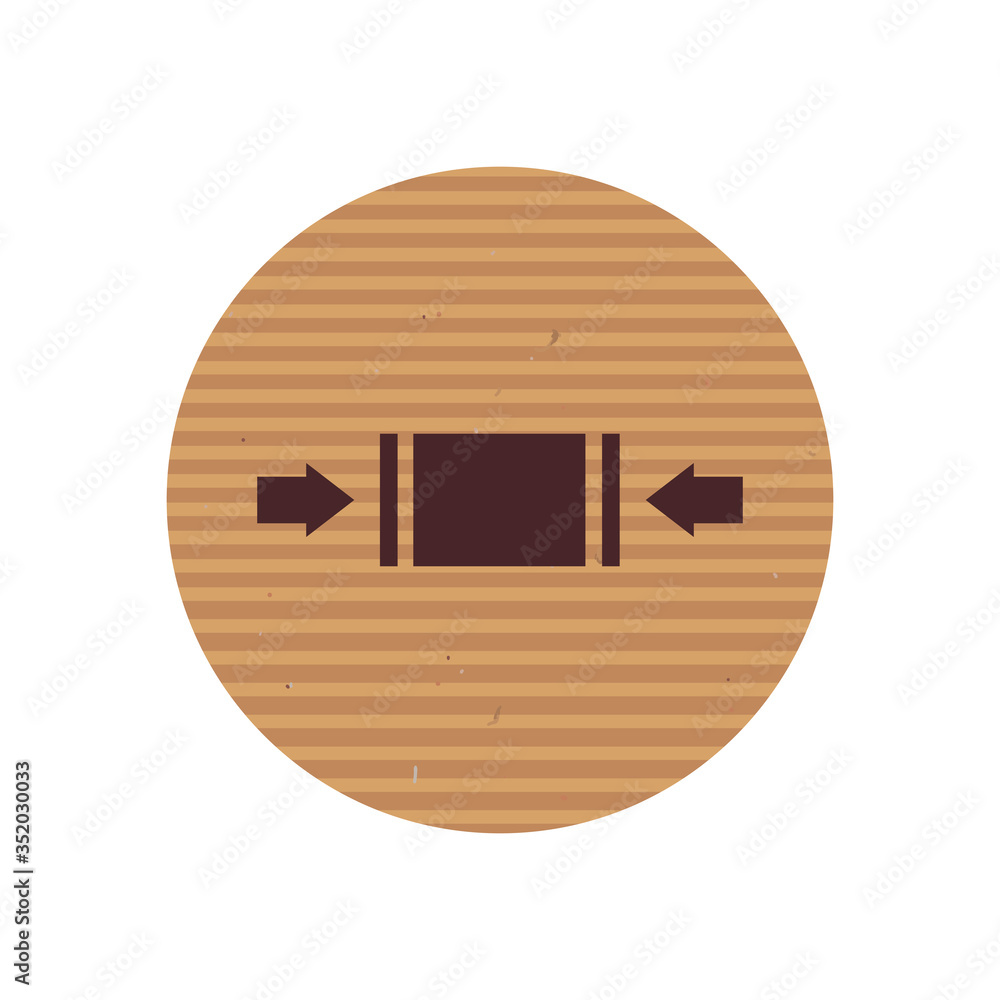 Poster clamp as indicated line style icon vector design