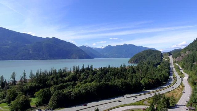 Sea to Sky Highway (Hwy #99) between Vancouver and Whistler | Beautiful British Columbia Canada