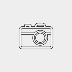 digital camera icon vector illustration for website and graphic design