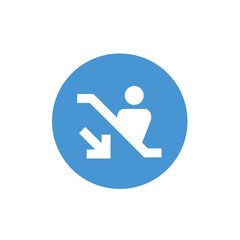escalator icon vector illustration sign