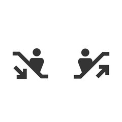 escalator icon vector illustration sign