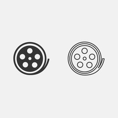 movie icon vector illustration for website and graphic design