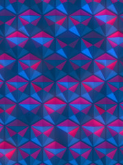 Fototapeta premium 3d rendering hexagonal shape digital illustration. Corporate identity template