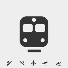 train icon vector illustration for website and graphic design