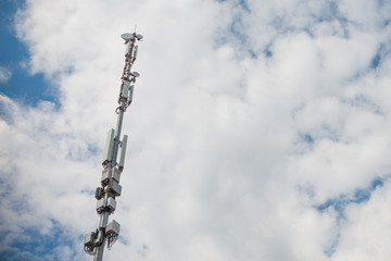3G, 4G, 5G Fast speed Wireless internet connection communication. Mobile technology concept and...
