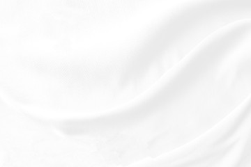 White fabric pattern background Smooth surface