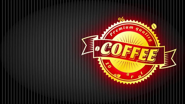 coffee towards go teacup sleeve for express cafe bar with golden icon and classical offset