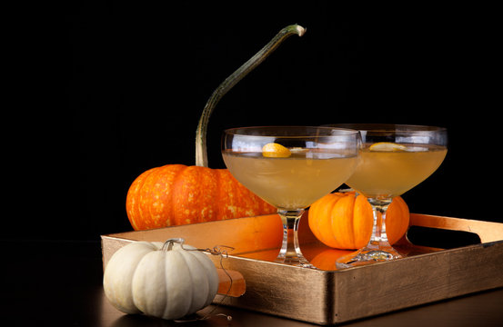 Champagne Cocktail - Fall Drinks