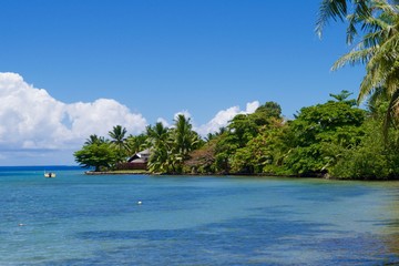 A beach In French Polynesia