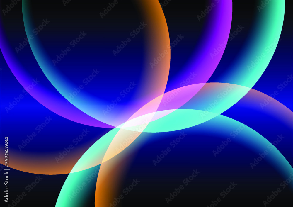 Poster modern colour circle abstract background. abstract shapes vector graphic. cycle design.