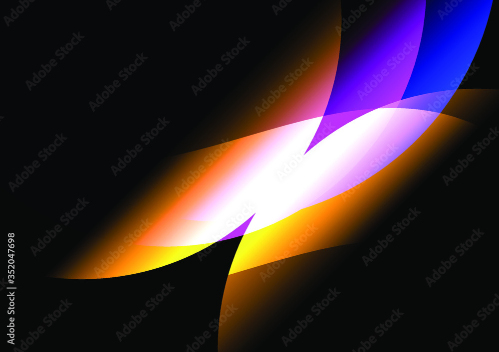 Aufkleber modern colour circle abstract background. abstract shapes vector graphic. cycle design.