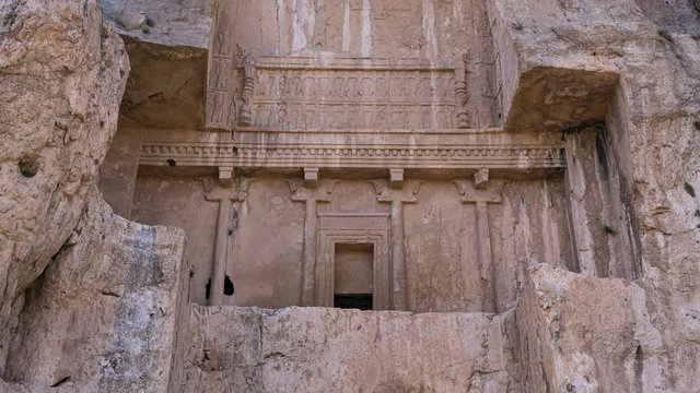 Tomb of Darius the Great, Naqsh-e Rostam Necropolis, Fars Province, Iran, Western Asia, Asia, Middle East, Unesco World Heritage Site