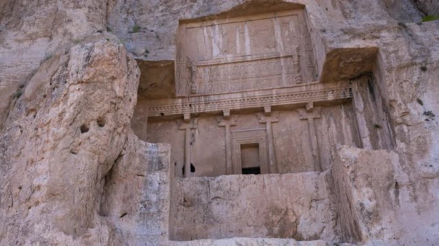 Tomb of Darius the Great, Naqsh-e Rostam Necropolis, Fars Province, Iran, Western Asia, Asia, Middle East, Unesco World Heritage Site