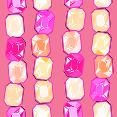 Cristal Pink Vector Background Pattern Seamless