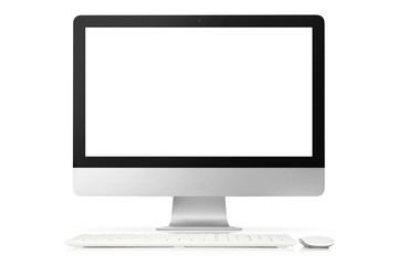 デスクトップコンピュータの画面合成用素材
キーボード、マウスあり（写真）